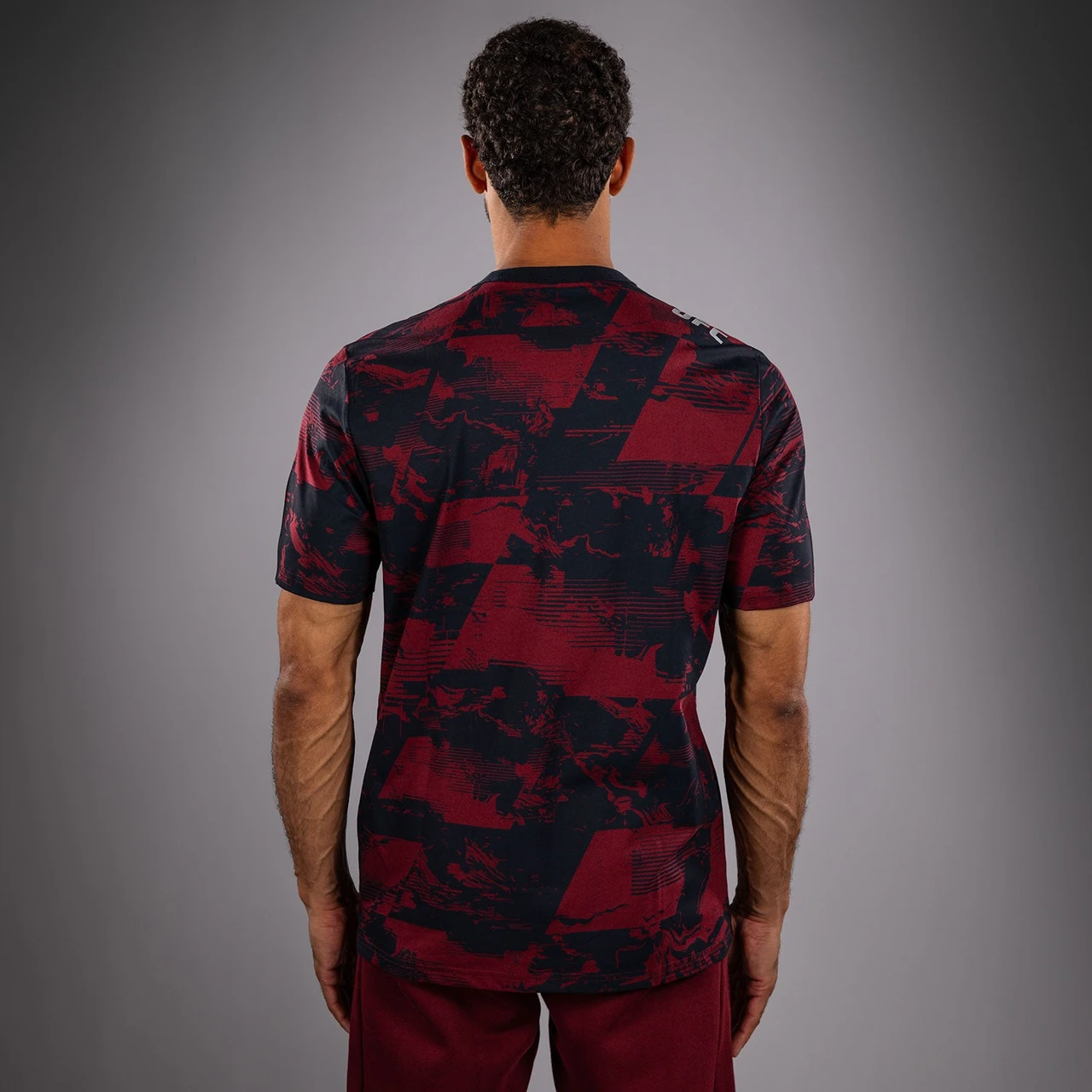 Men's UFC Zenith by Venum Burgundy Authentic Fight Week Short Sleeve T-Shirt