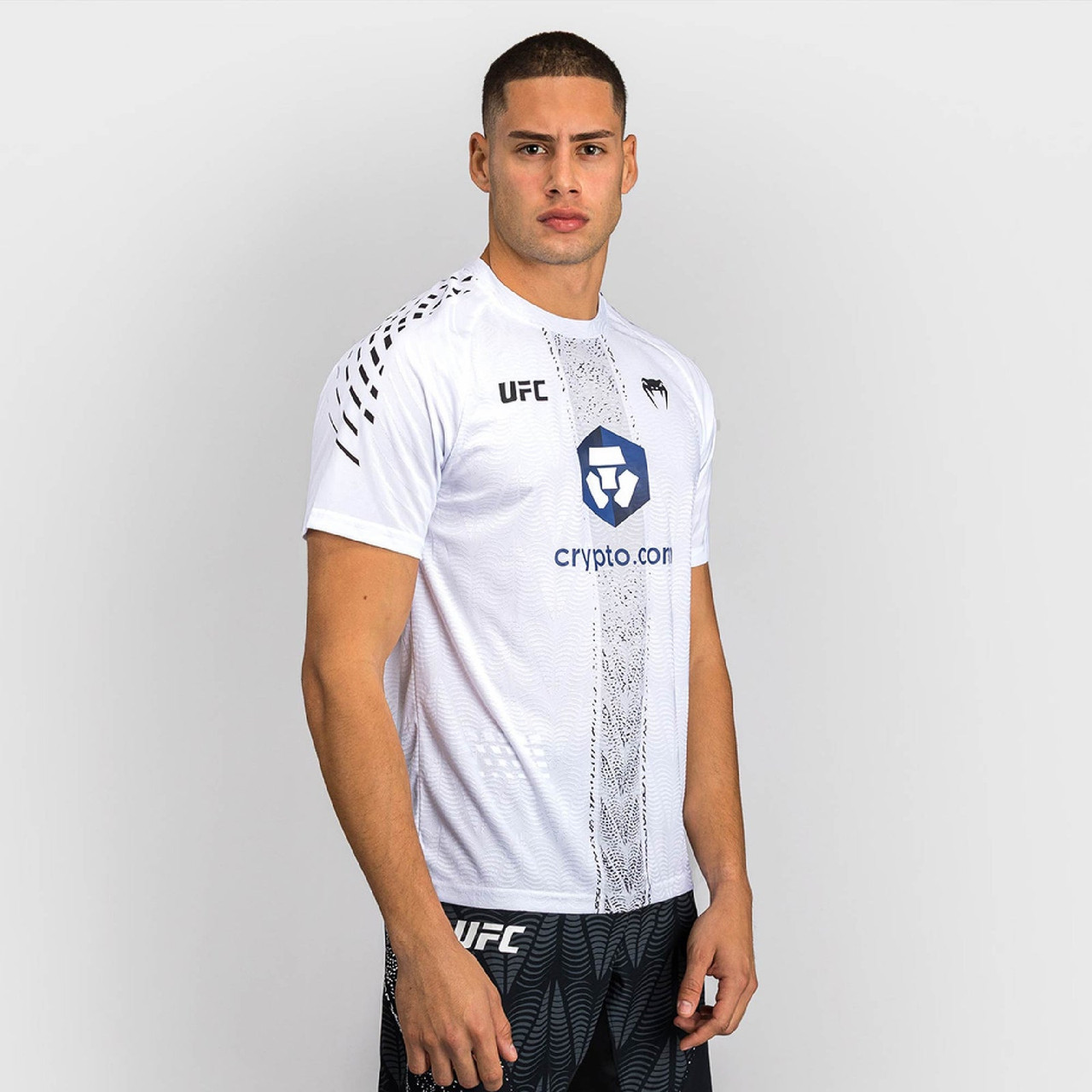 Men's UFC Zenith by Venum White Authentic Noche UFC Fight Night Walkout Jersey - Delgado