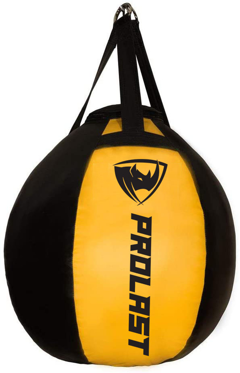 PROLAST Wrecking Ball Heavy Punching Bag Black/Yellow