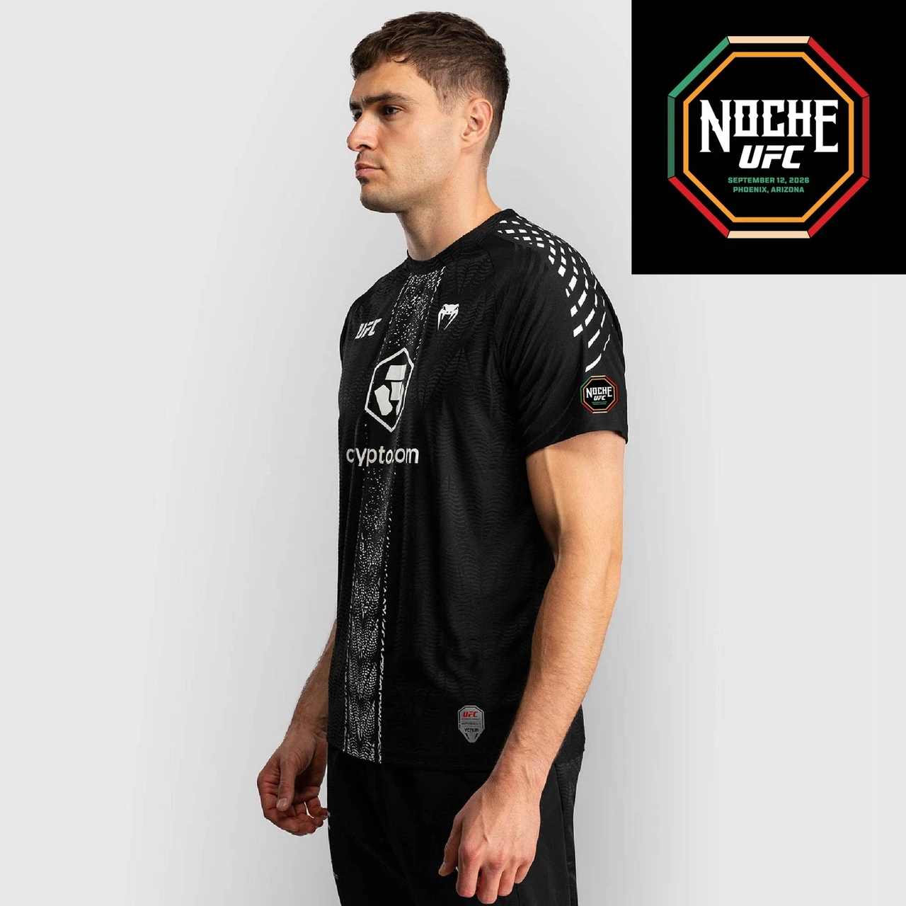 Men's UFC Zenith by Venum Black Authentic Noche UFC Fight Night Walkout Jersey - Rodriguez