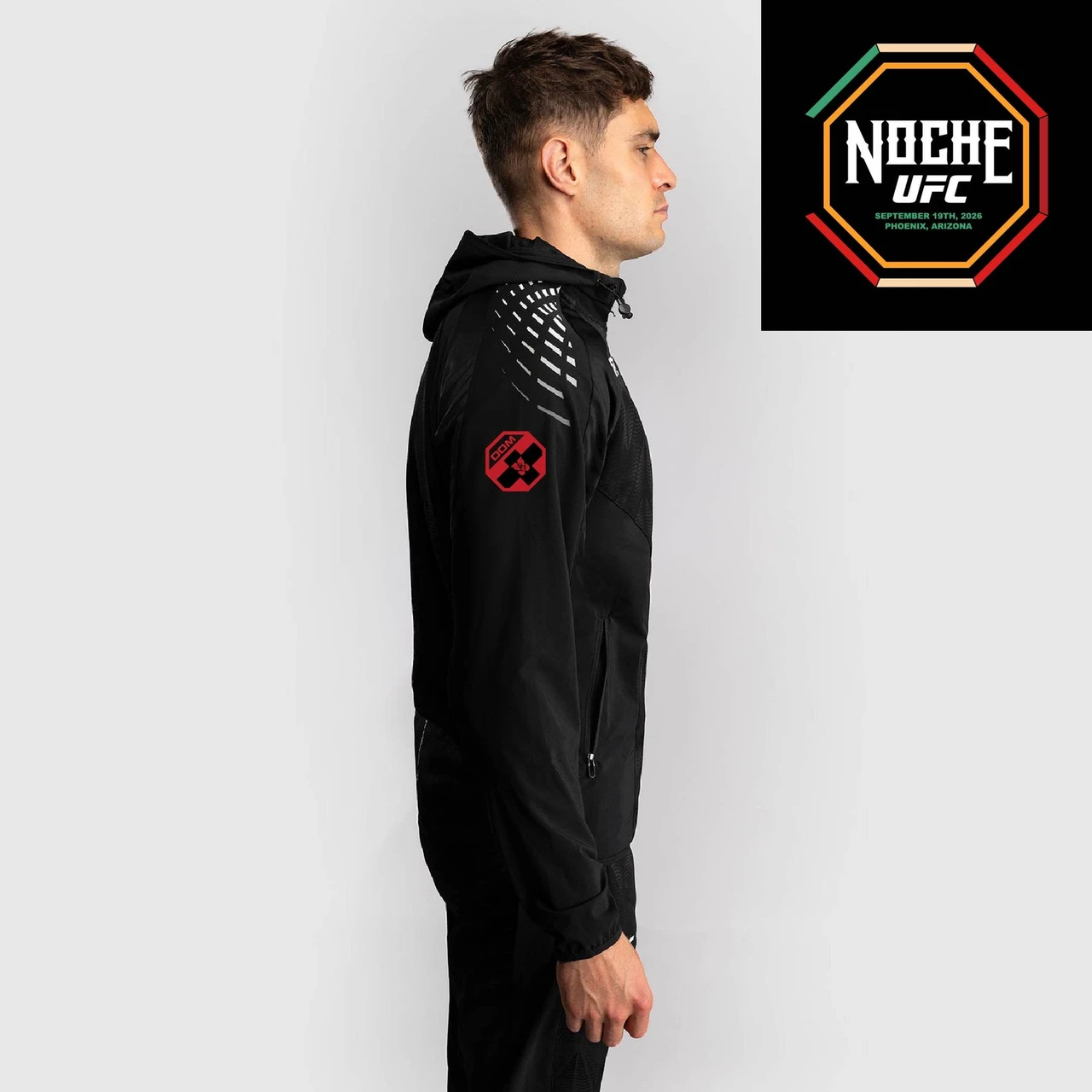 Men’s UFC Zenith by Venum Black Authentic Noche UFC Fight Night Walkout Hoodie - Waldo Cortes Acosta