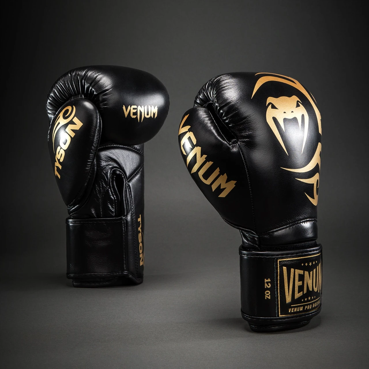 Venum Giant 2.0 Mike Tyson Pro Boxing Gloves - Black/Gold
