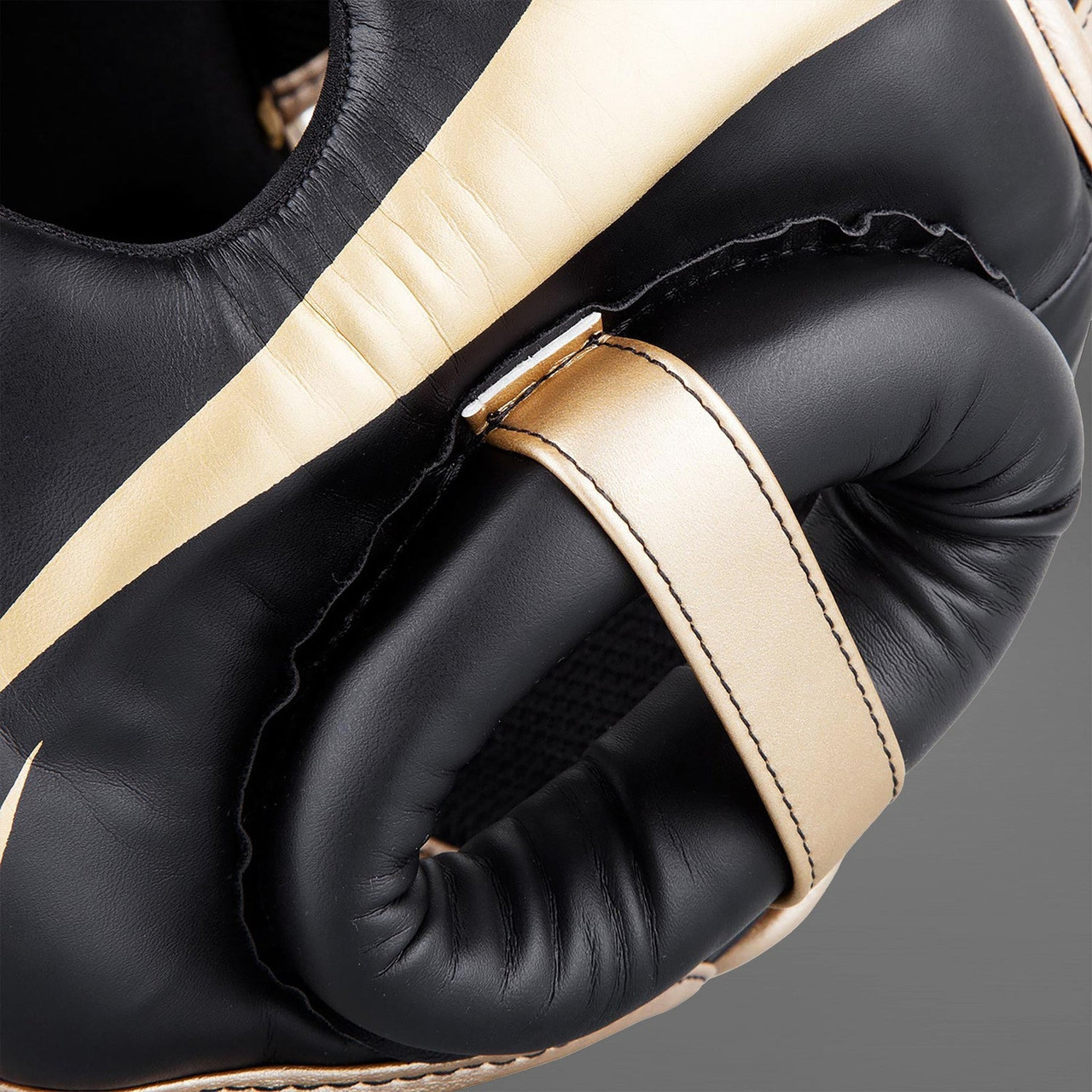 Venum Elite Headgear - Black/Gold