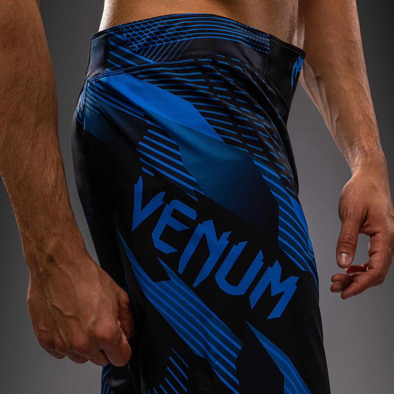 Venum No-Gi 6.0 Fight Shorts - Black/Blue