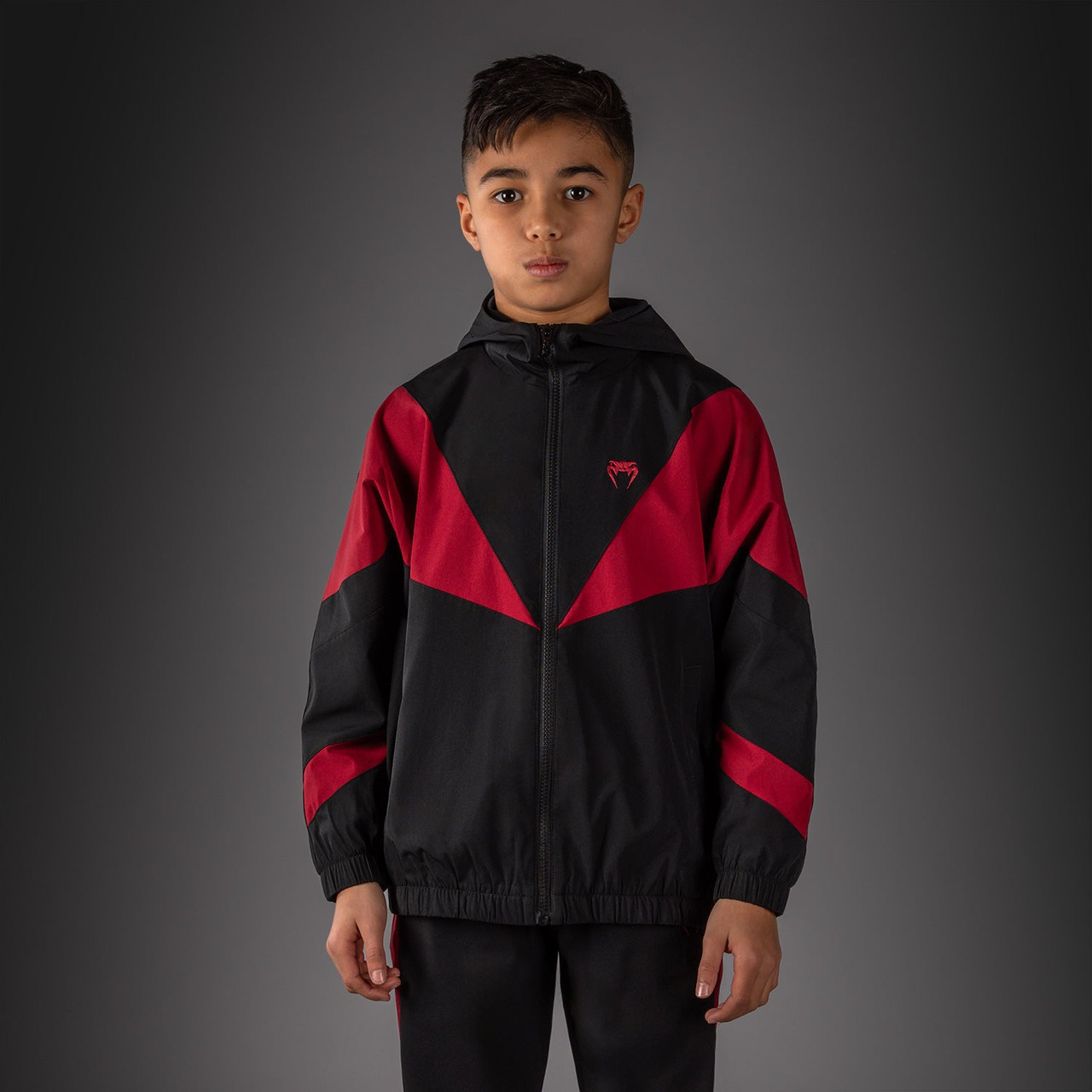 Venum Vectra Kids Track Jacket - Black/Red