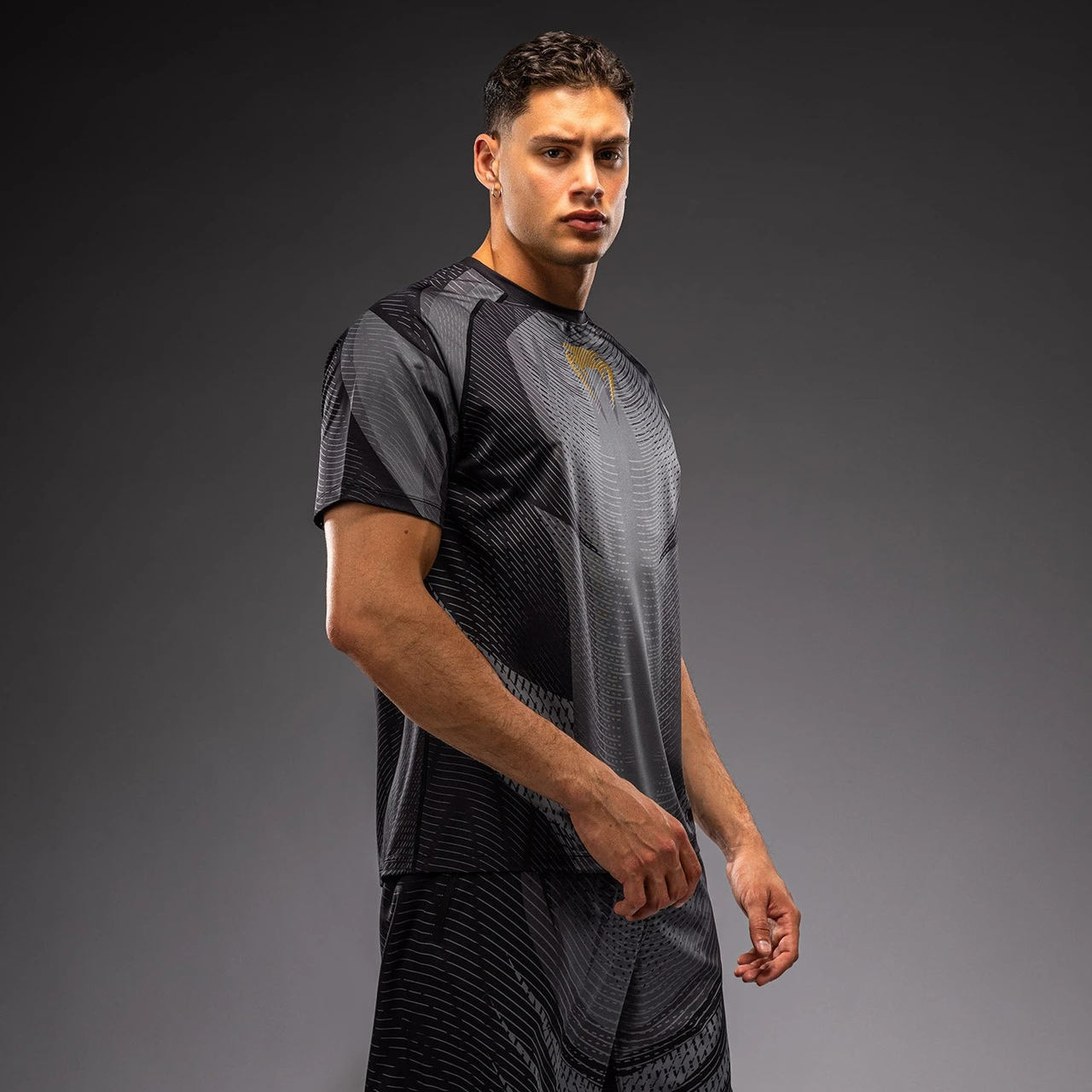 Venum Galactic 3.0 Dry Tech T-Shirt - Black/Gold