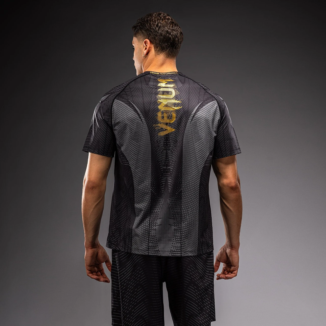 Venum Galactic 3.0 Dry Tech T-Shirt - Black/Gold
