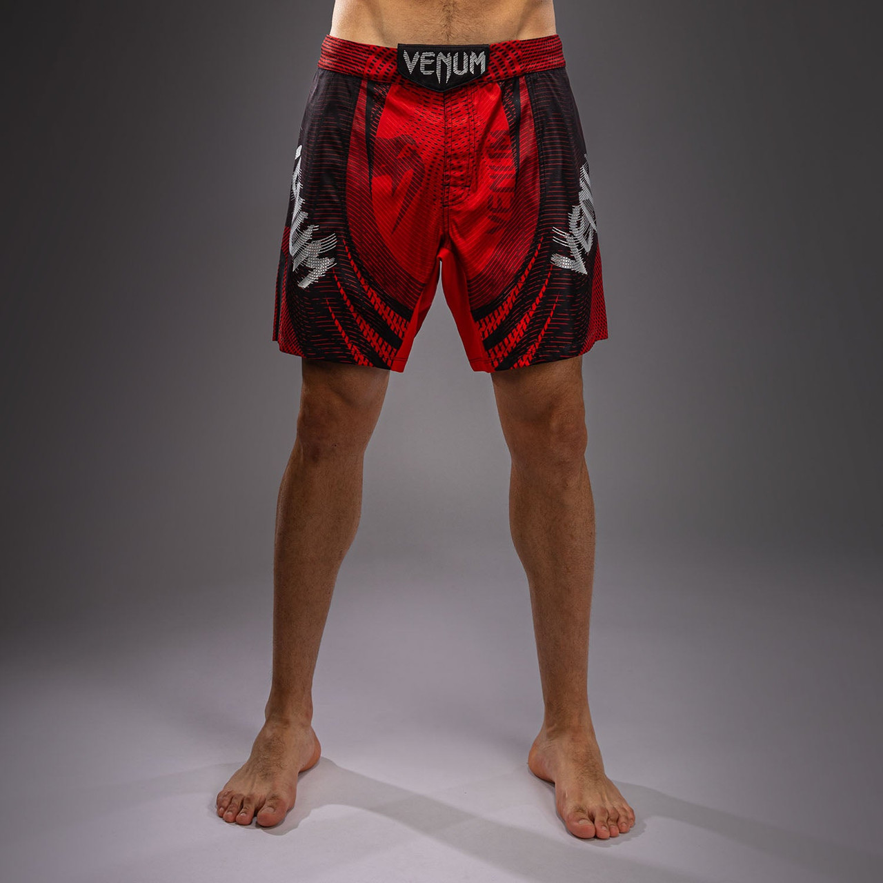 Venum Galactic 3.0 Fight Shorts - Red/Silver