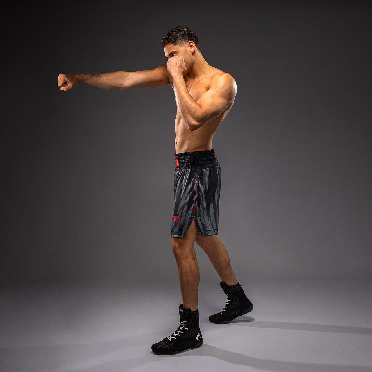 Venum Demon Boxing Shorts - Black/Grey