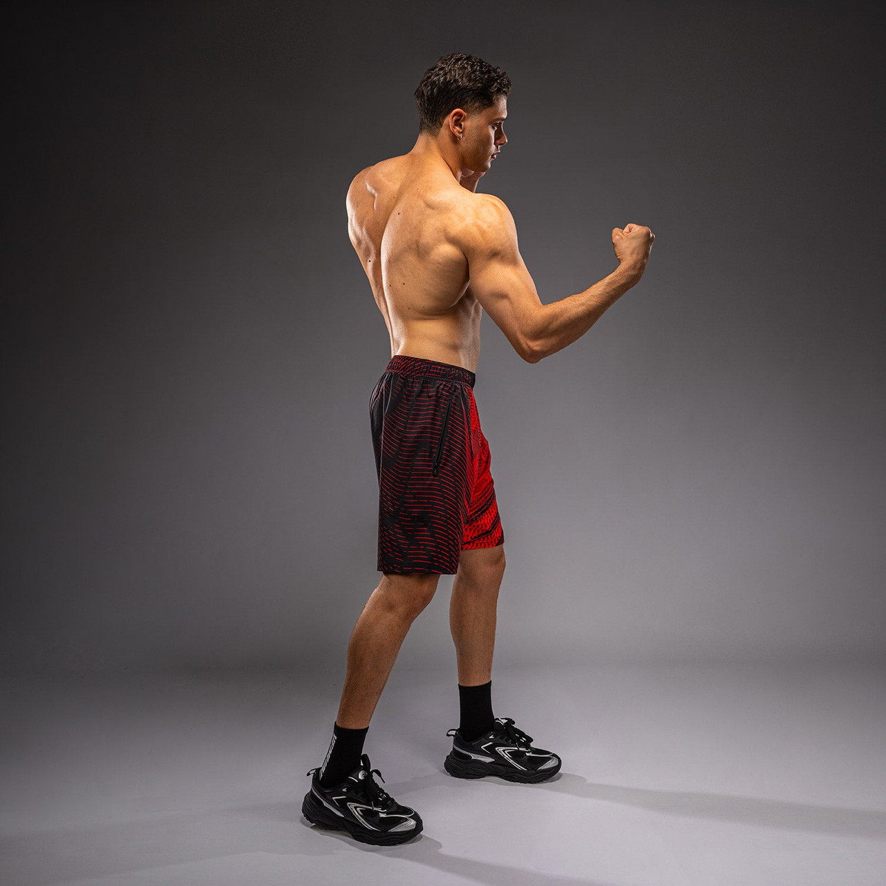 Venum Galactic 3.0 Training Shorts - Red/Silver