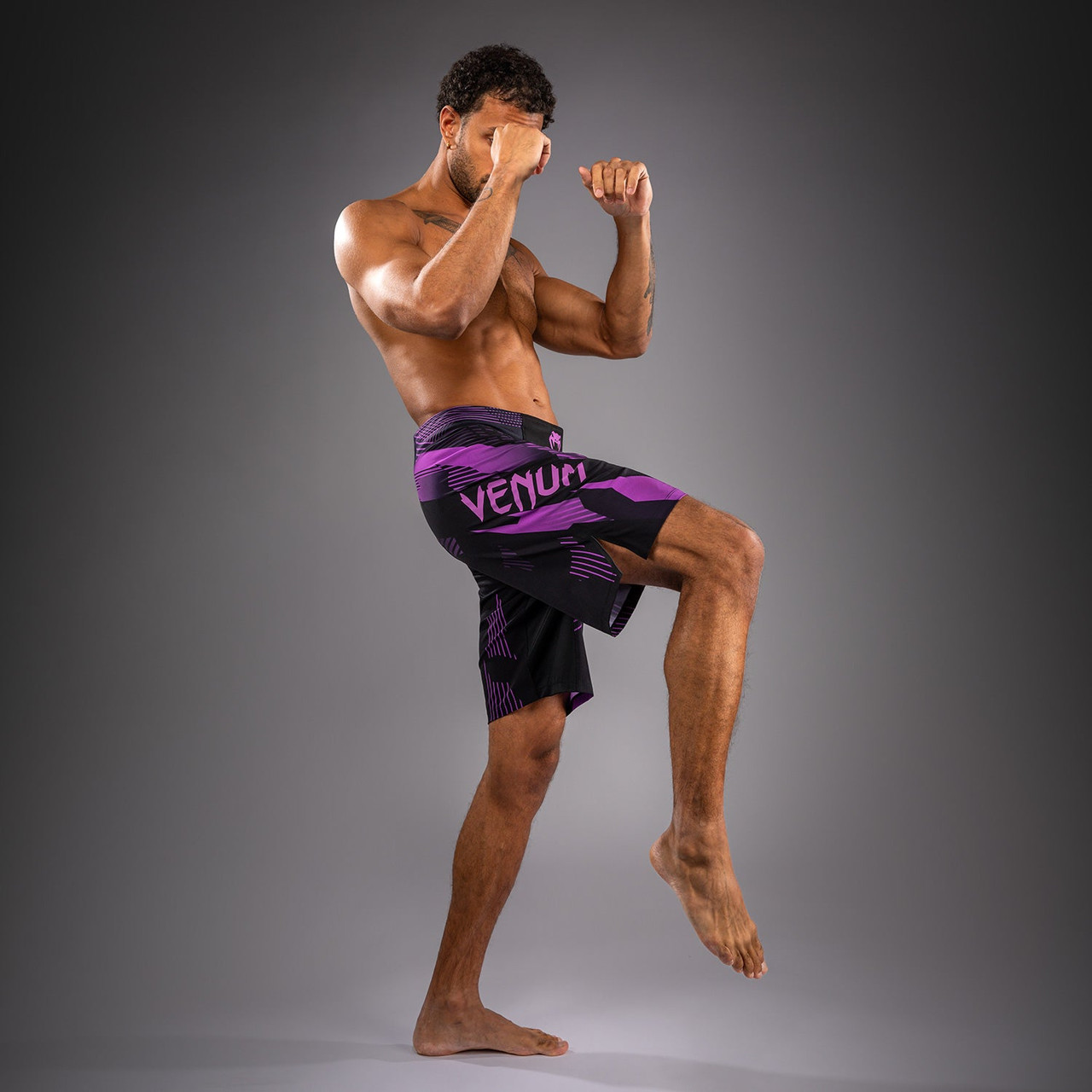 Venum No-Gi 6.0 Fight Shorts - Black/Purple