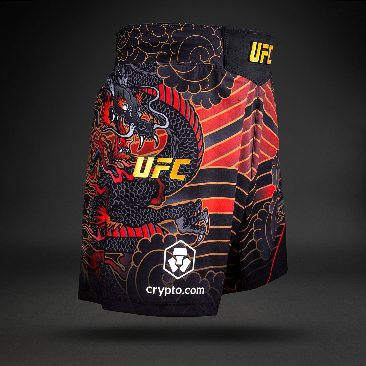 Men’s UFC Unrivaled by Venum Red Alexandre Pantoja Short fit Fight short