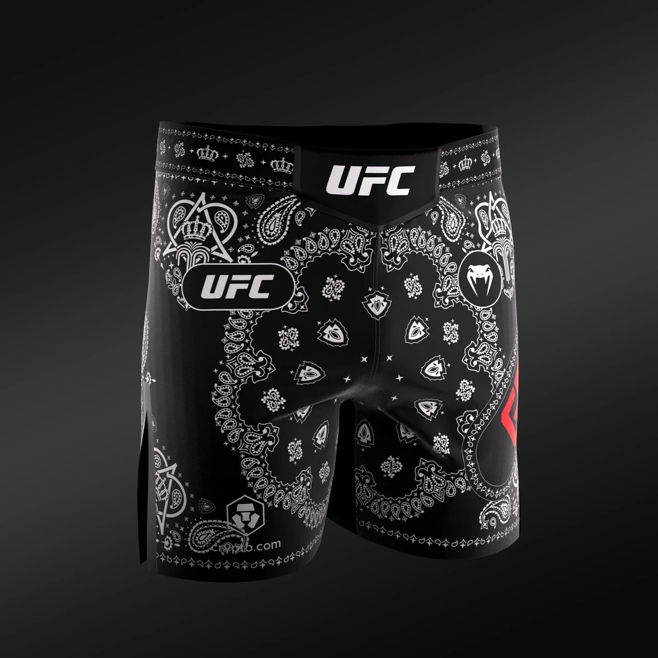 Men’s UFC Adrenaline Unrivaled by VENUM Black King Green Short Fit Fight Short