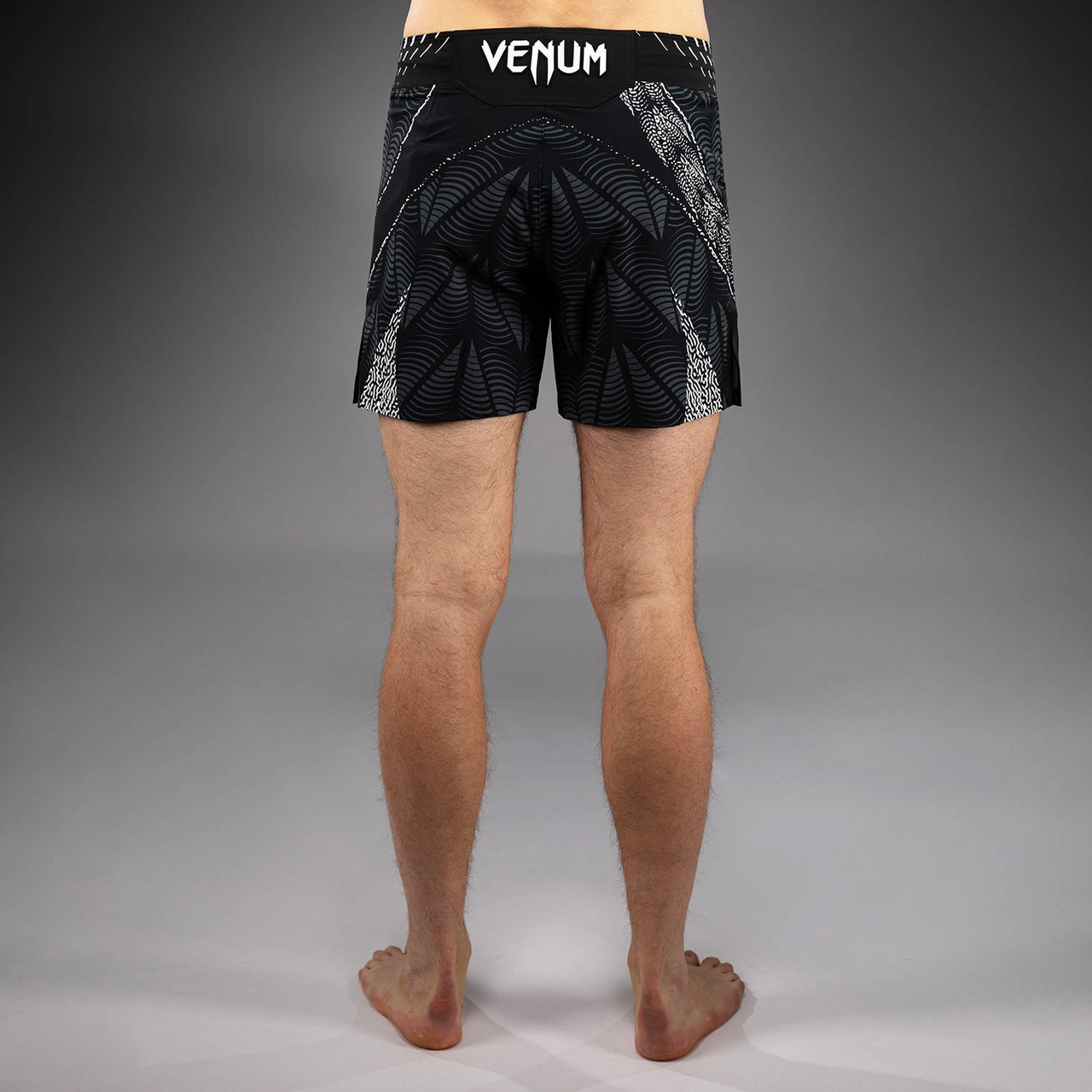Men's UFC Zenith by Venum Black Authentic Fight Night Short Fit Fight Short - Steveson