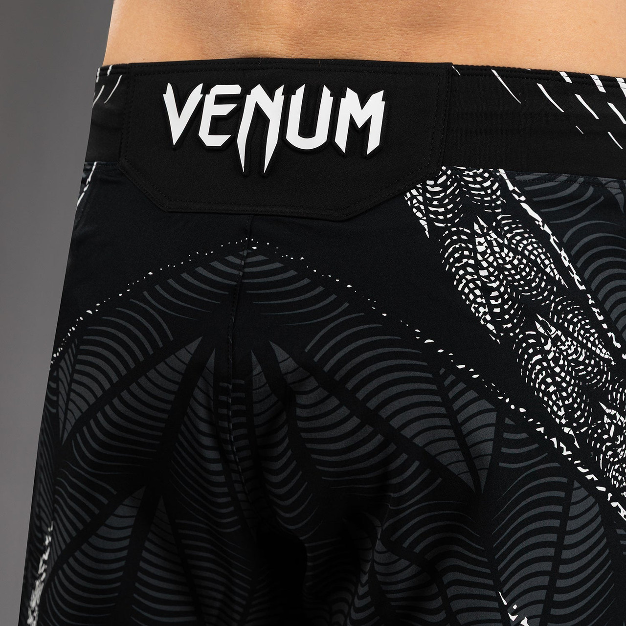Men's UFC Zenith by Venum Black Authentic Fight Night Short Fit Fight Short - Steveson