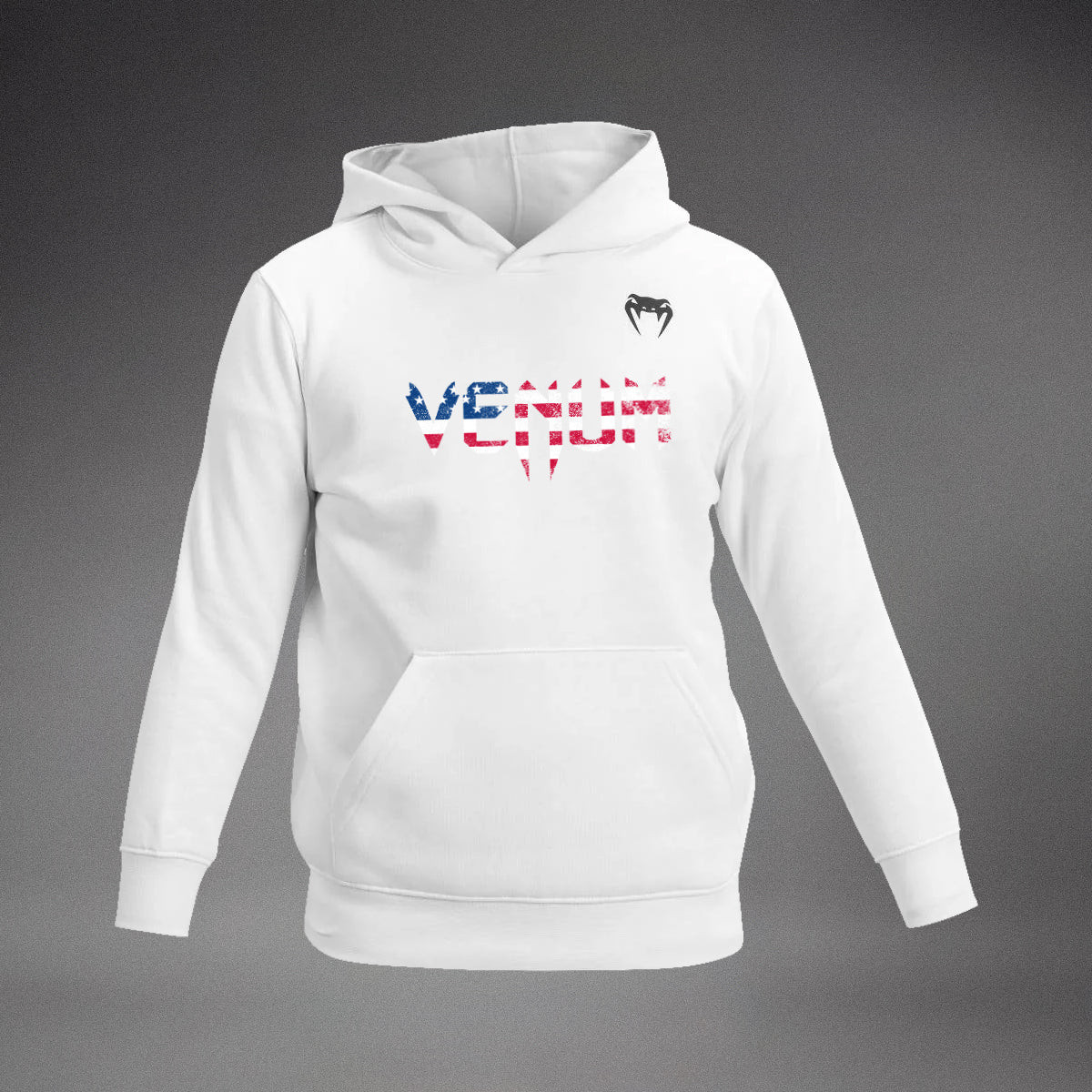 Venum Classic USA Kids Hoodie - White/Black