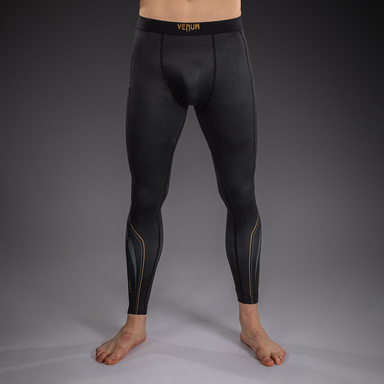 Venum Streamline Spats - Black/Gold