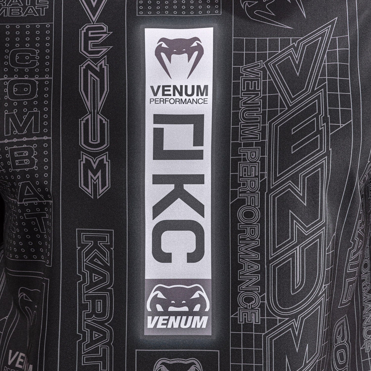 Karate Combat by Venum Dry-Tech T-Shirt - Black/Grey