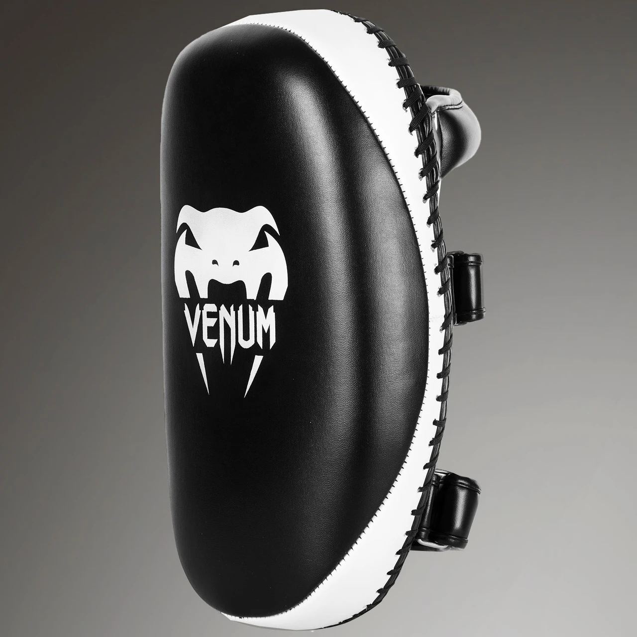 Venum Light Kick Pads - Skintex Leather - Black/Ice (Pair)