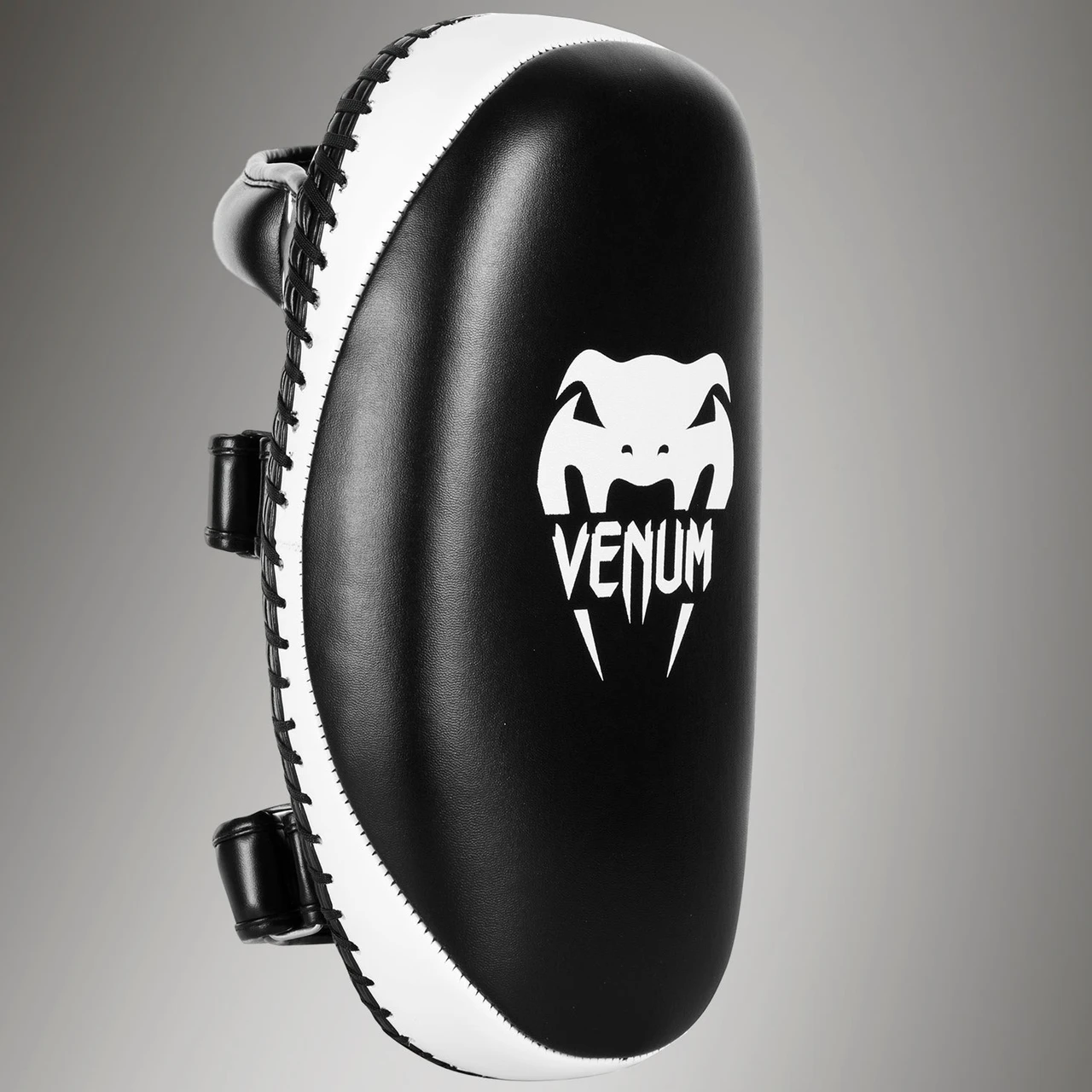 Venum Light Kick Pads - Skintex Leather - Black/Ice (Pair)