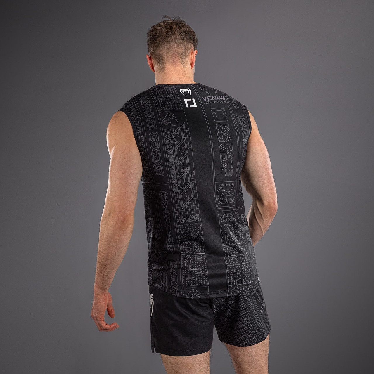 Karate Combat by Venum Dry-Tech Tank Top - Black/Grey