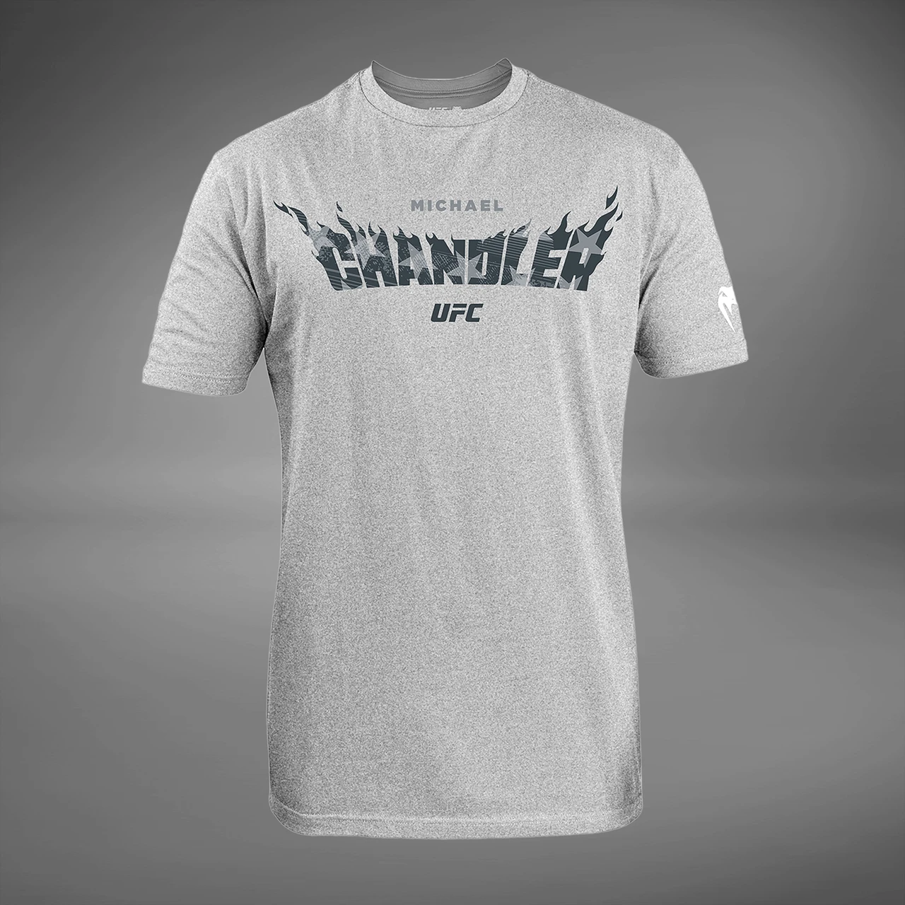 Men's UFC Unrivaled by Venum Heather Grey Michael Chandler T-Shirt