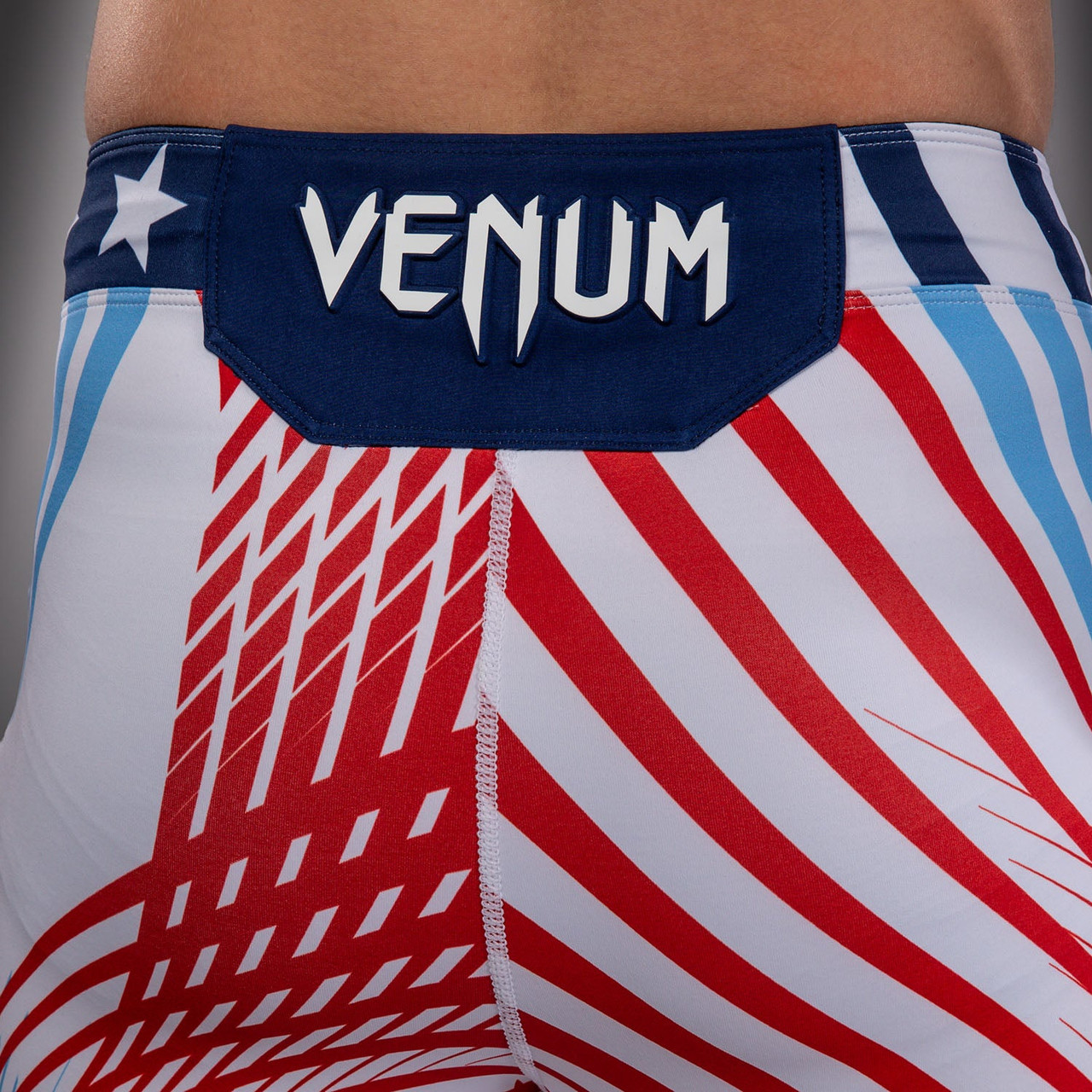 Men's Official UFC Freedom 250 by Venum White Authentic Fight Night Vale Tudo Short -Ruffy