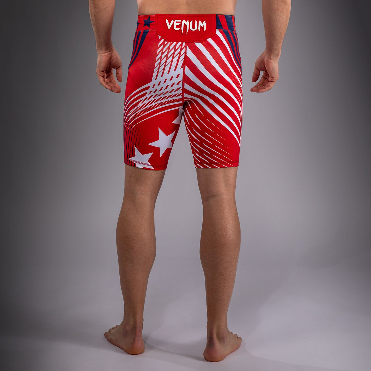 Men's Official UFC Freedom 250 by Venum Red Authentic Fight Night Vale Tudo Short