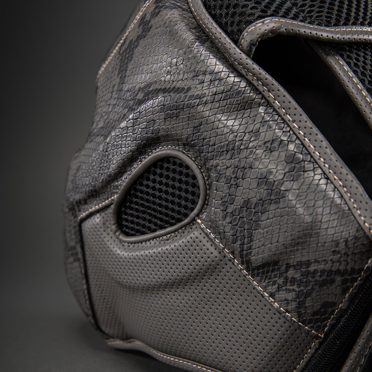 Venum Impact Evo Scales Headgear - Dark Grey