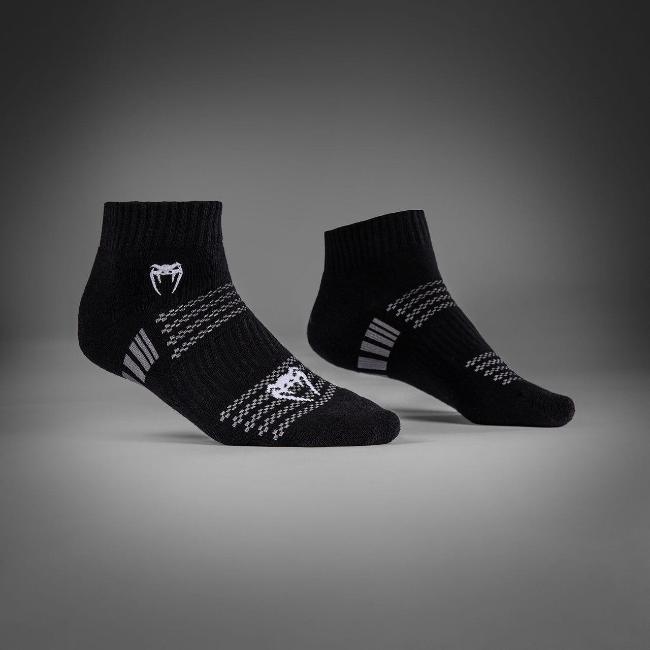Venum Vector Ankle Socks 3 Pack - Black/Grey