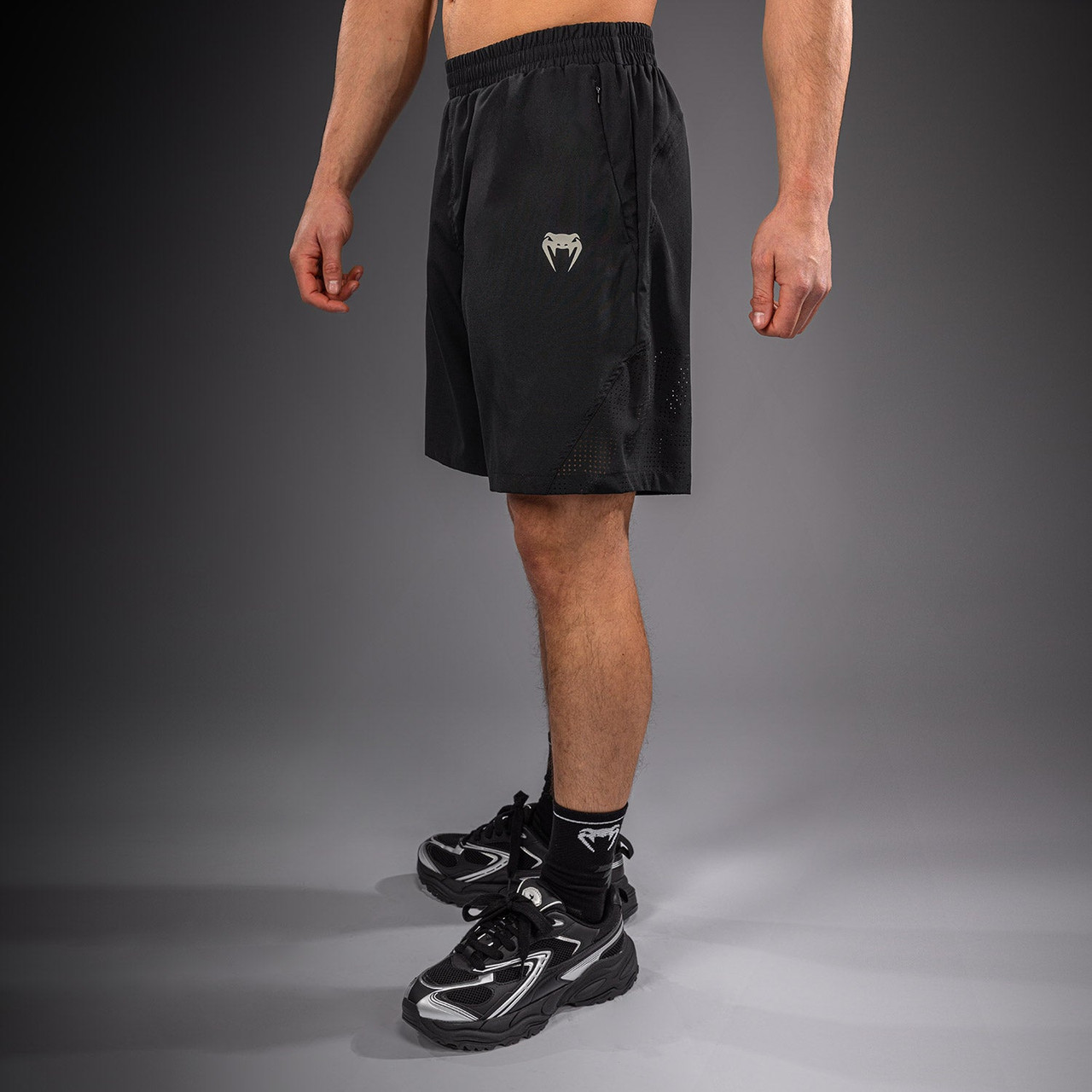 Venum Lazer Training Shorts - Black/Grey