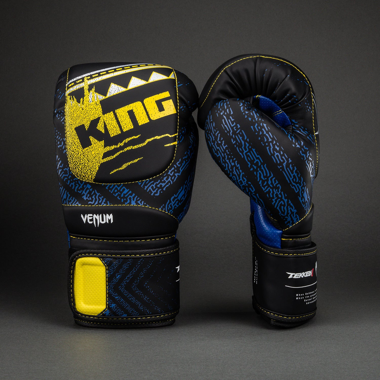 Venum x TEKKEN 8 Boxing Gloves - King - Black/Yellow