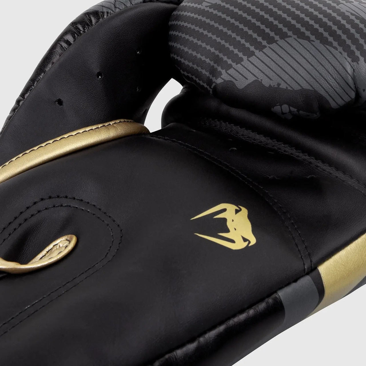 Venum Elite Boxing Gloves - Camo/Gold