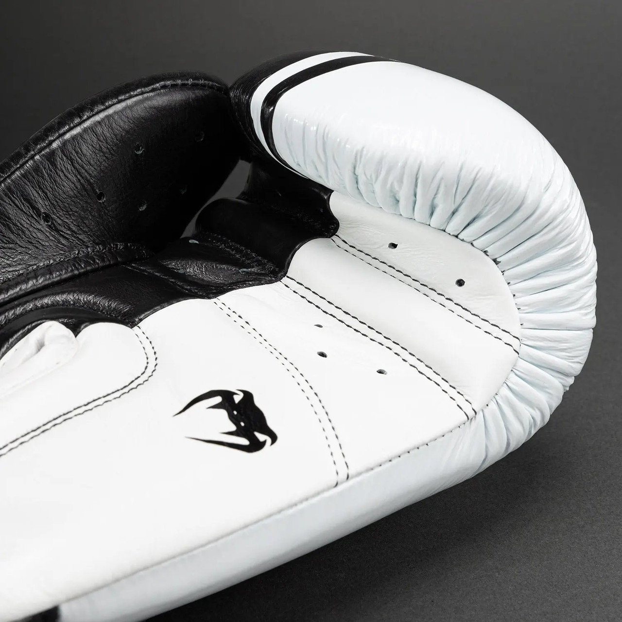 Venum Shield Pro Boxing Gloves with Velcro - Black/White