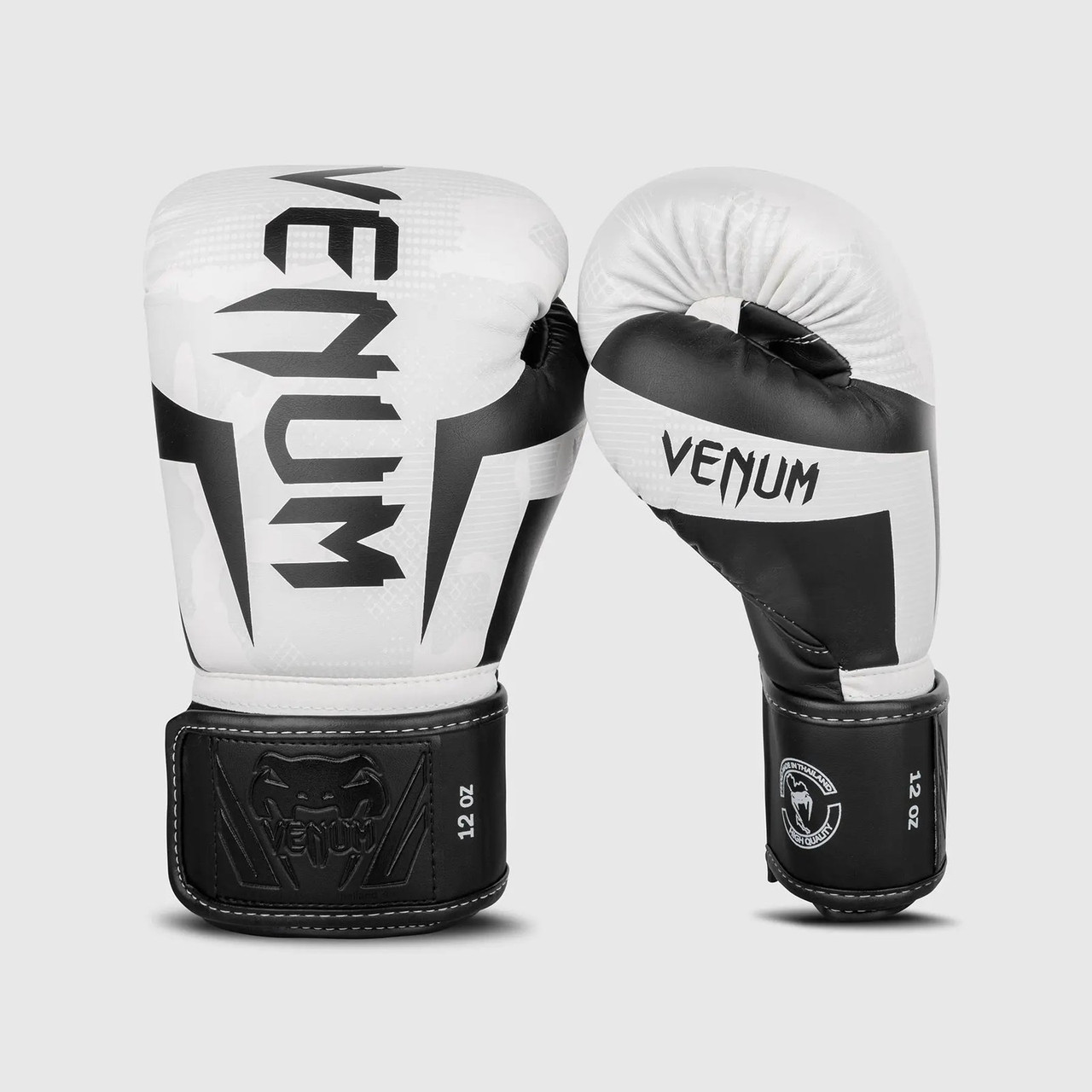 Venum Elite Boxing Gloves - White/Camo