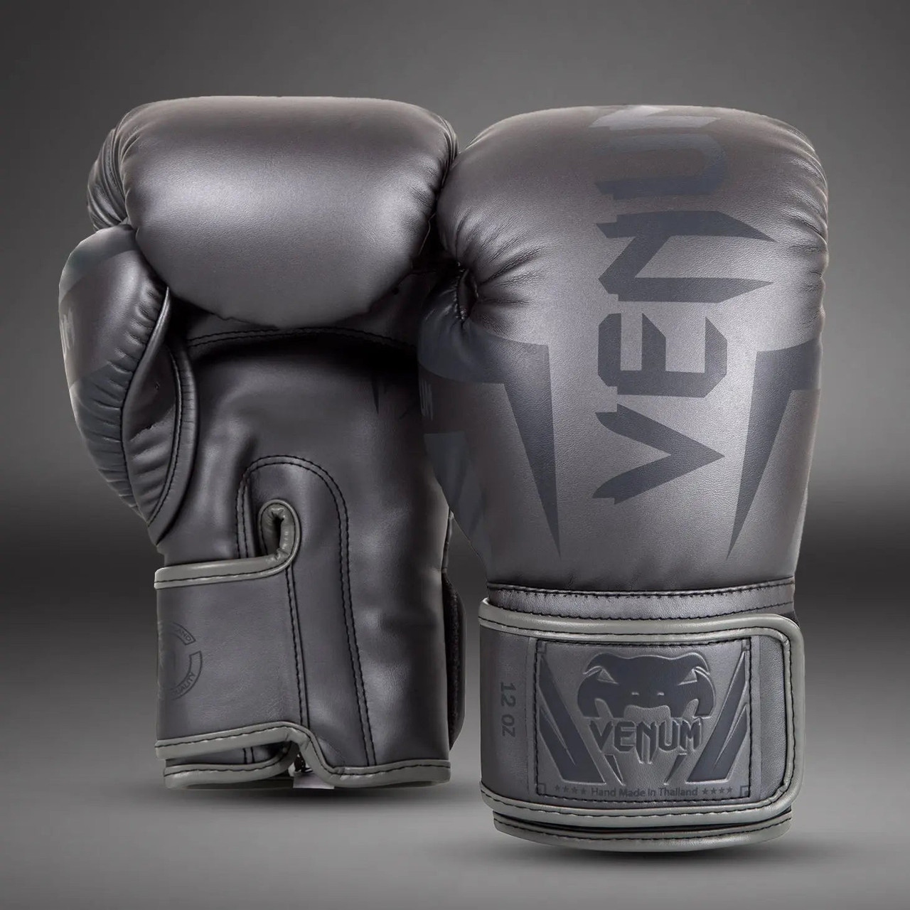 Venum Elite Boxing Gloves - Grey/Grey