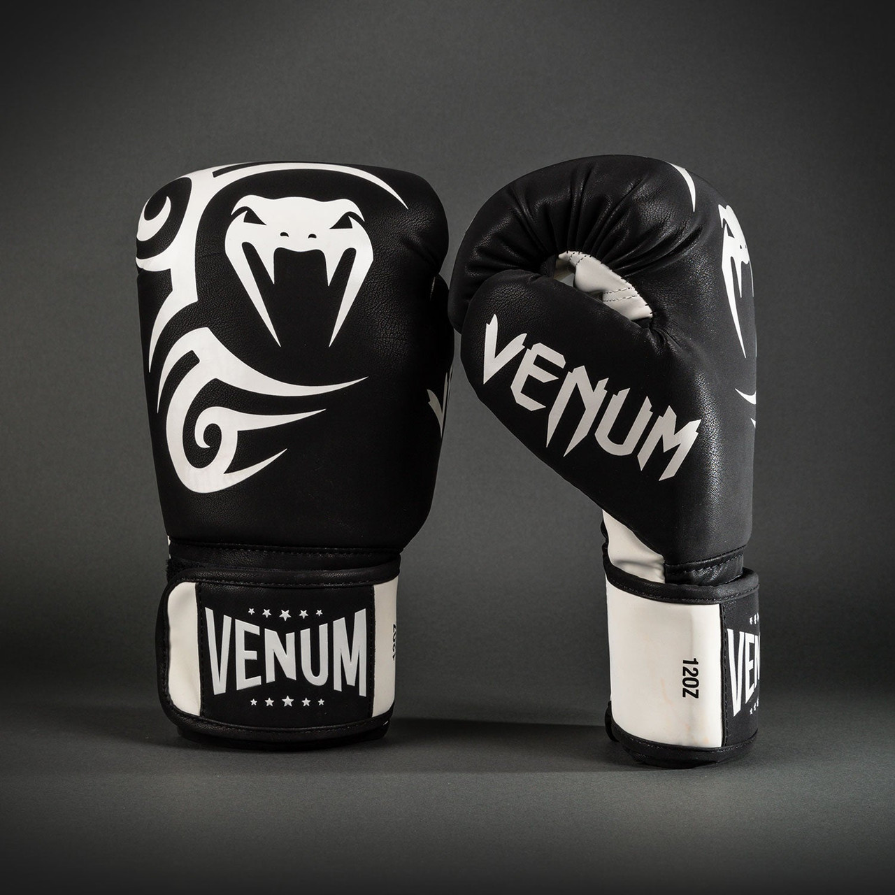 Venum Mike Tyson Replica Boxing Gloves - Deep Black/Optical White