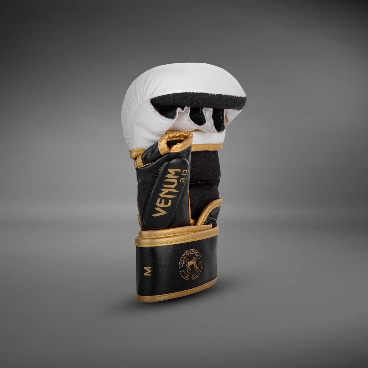 Venum Challenger 3.0 Sparring Gloves - White/Black/Gold