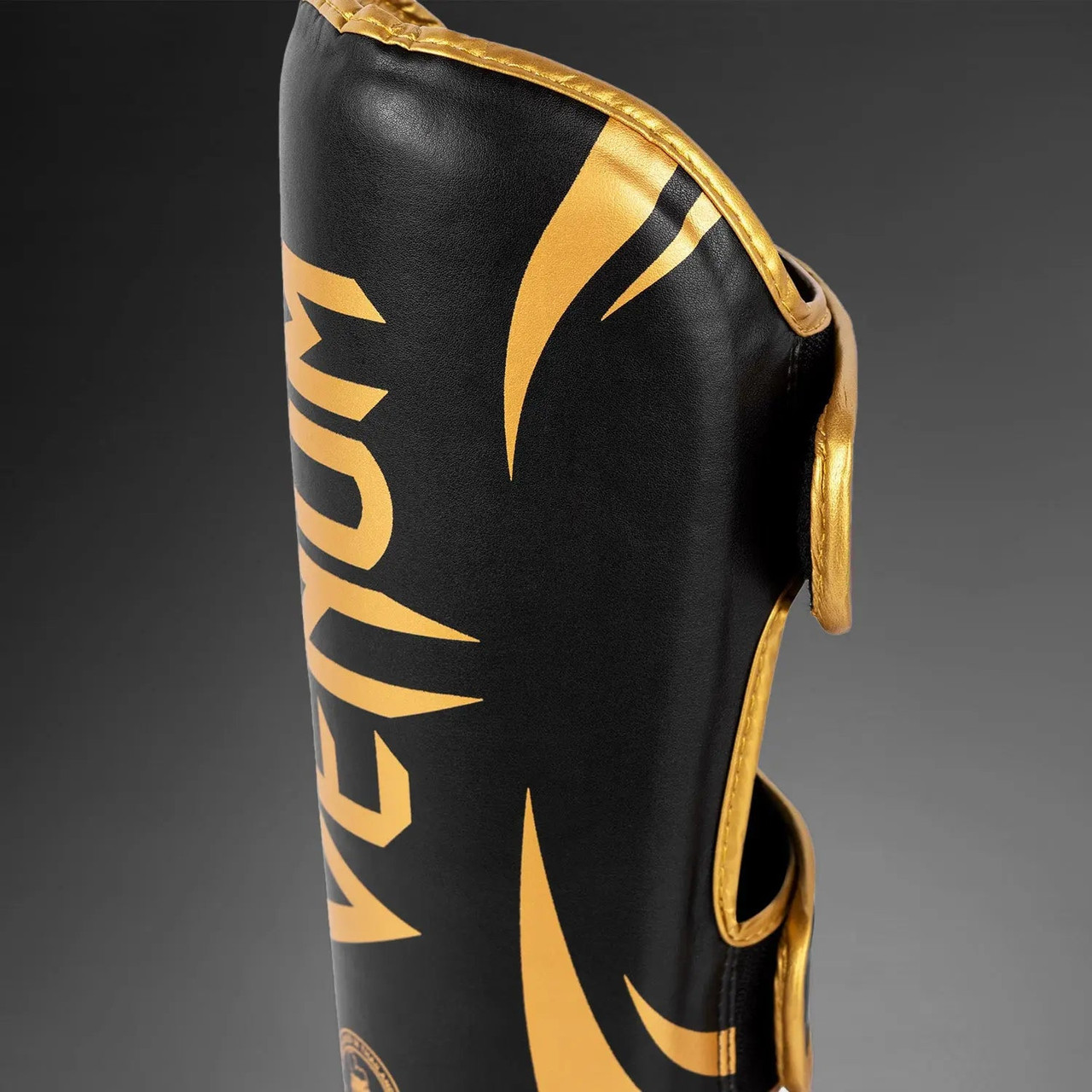 Venum Challenger Standup Shin Guards - Black/Gold