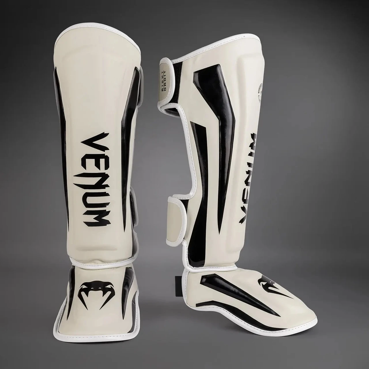Venum Elite Standup Shinguards - White/Black