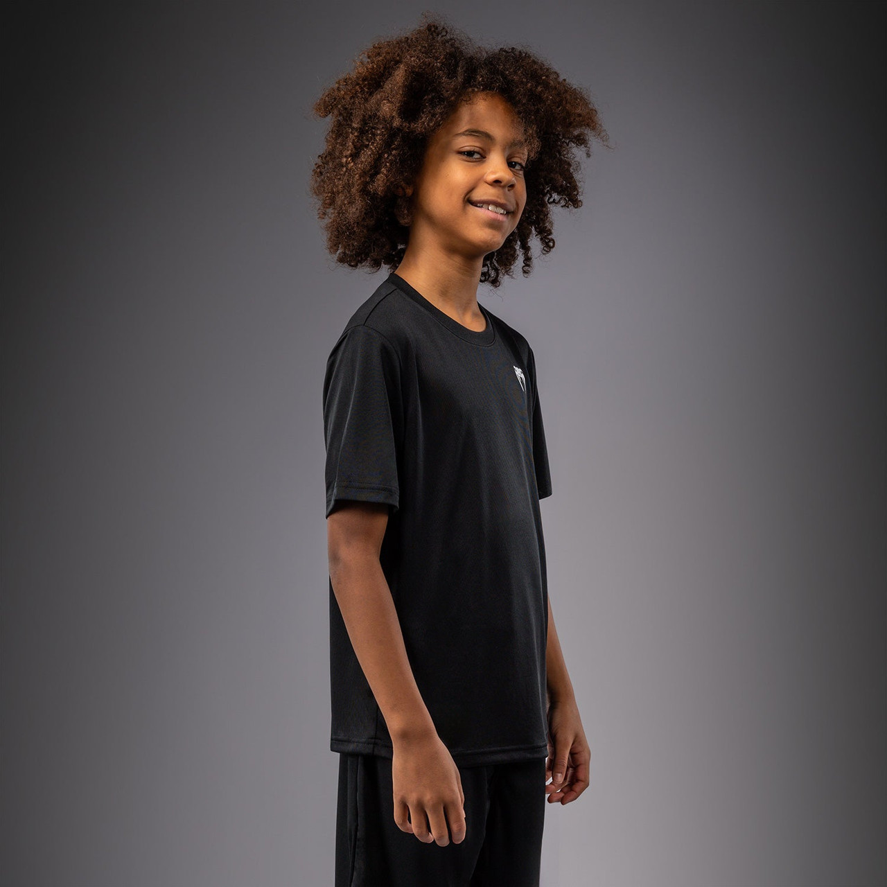 Venum Lineup Youth Performance Short Sleeve T-Shirt - Black/White