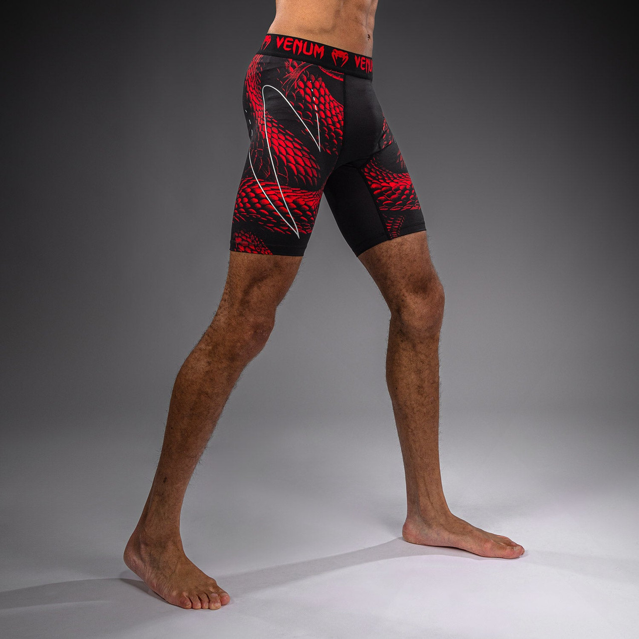 Venum Matupa Vale Tudo Shorts - Black/Red/Silver
