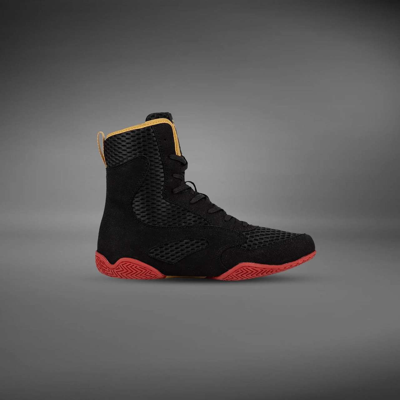 Venum Contender Boxing Shoes - Black/Gold/Red