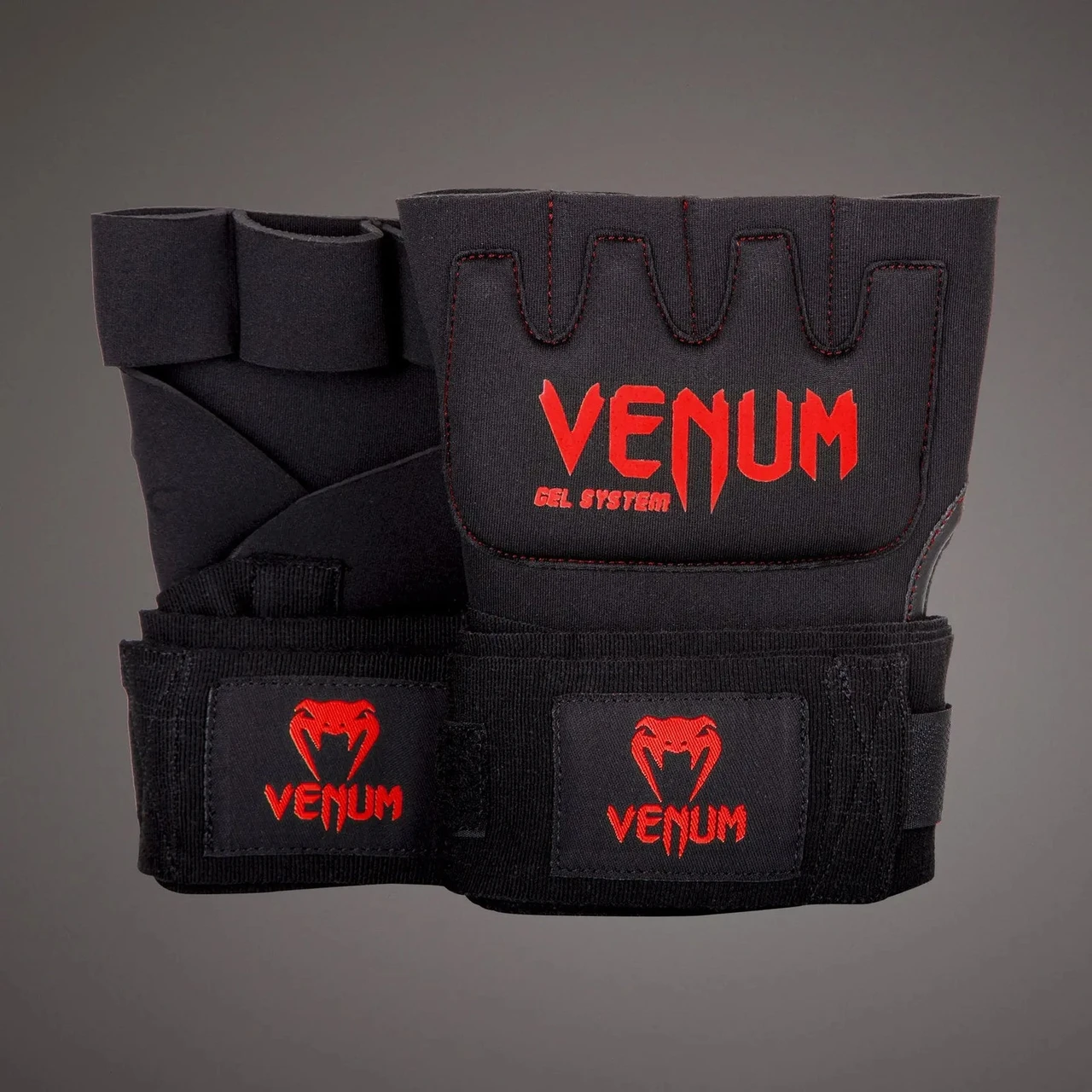 Venum Gel Kontact Quick Wraps - Black/Red