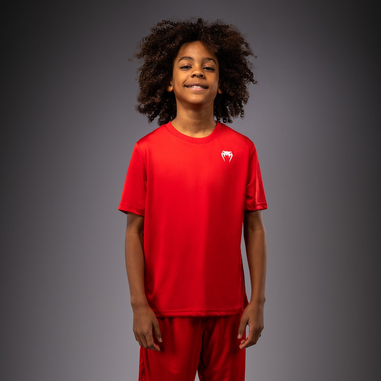 Venum Lineup Youth Performance Short Sleeve T-Shirt Red/White