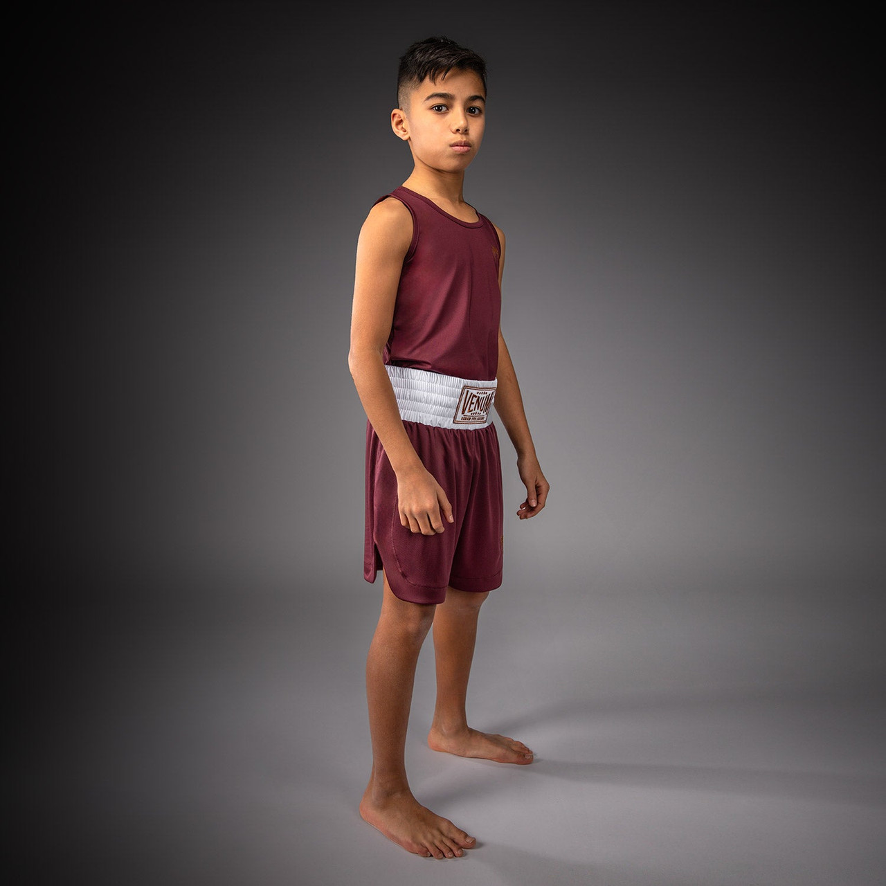 Venum Classic Youth Boxing Shorts - Burgundy