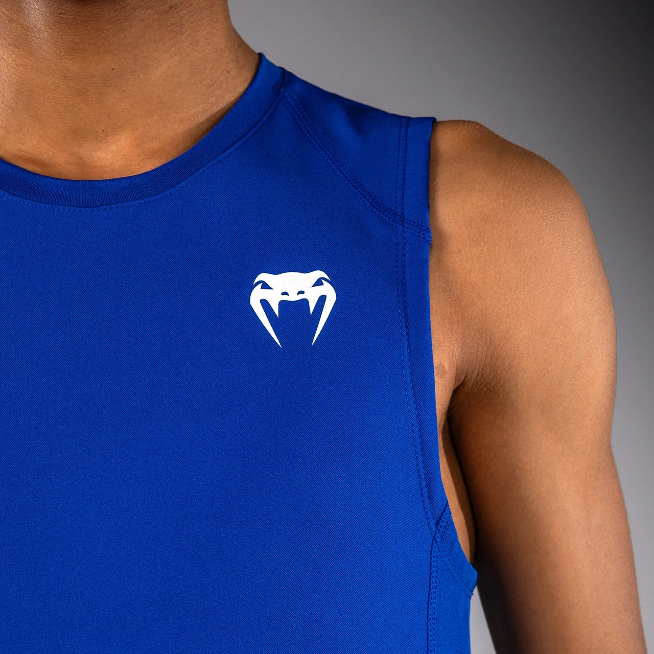 Venum Elite Kids Football Sleeveless Compression Jersey - Royal Blue