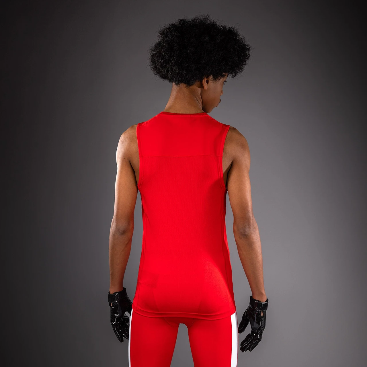 Venum Elite Kids Football Sleeveless Compression Jersey - Red
