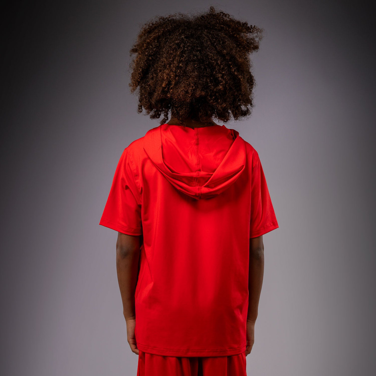 Venum Elite Kids Short Sleeve Dry-Tech Hoodie - Red