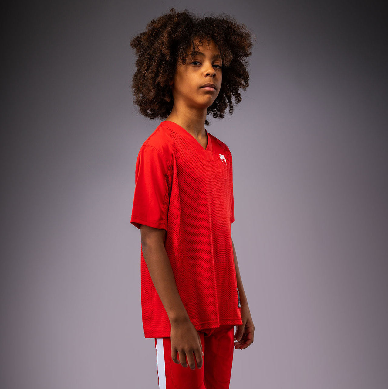 Venum Elite Kids Football Short Sleeve Jersey - Red